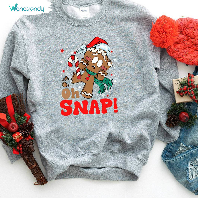 Oh Snap Sweatshirt , Christmas Cute Sweater Tee Tops
