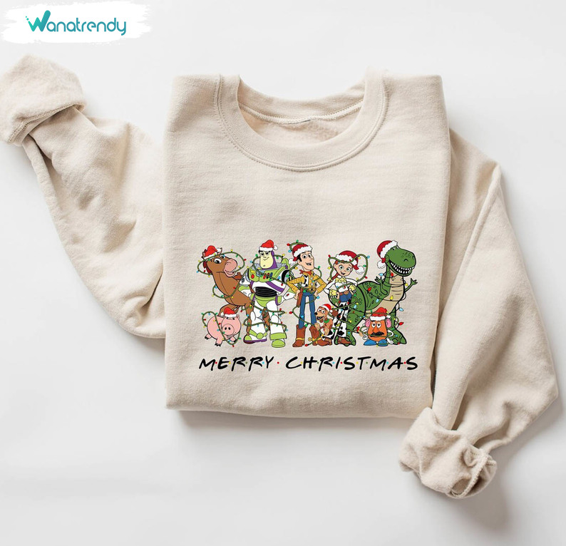 Toy Story Christmas , Christmas Cartoon Unisex Hoodie Crewneck Sweatshirt