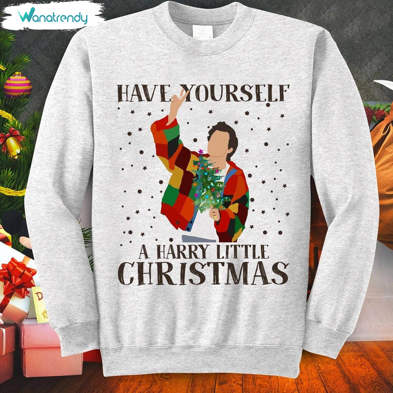 Have Yourself A Harry Little Christmas Shirt, Christmas Unisex Hoodie Tee Tops