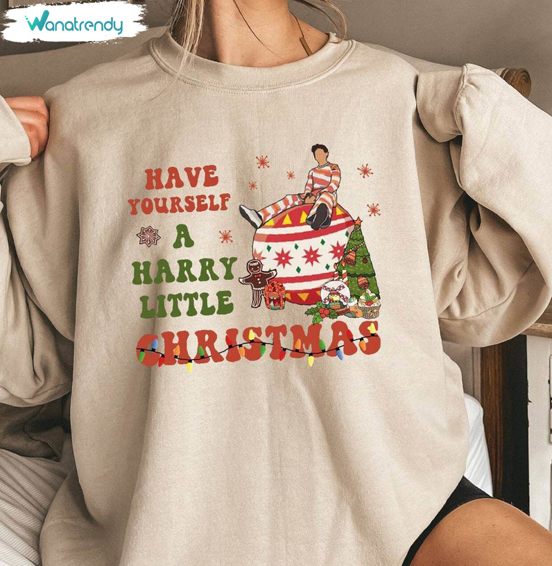 Have Yourself A Harry Little Christmas Shirt, Christmas Funny Tee Tops Unisex Hoodie