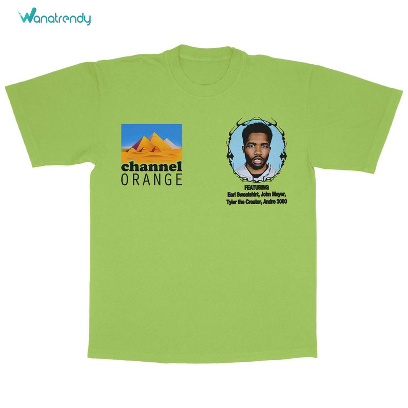 Channel Orange Sweatshirt, Frank Ocean Blonde Tee Tops Short Sleeve