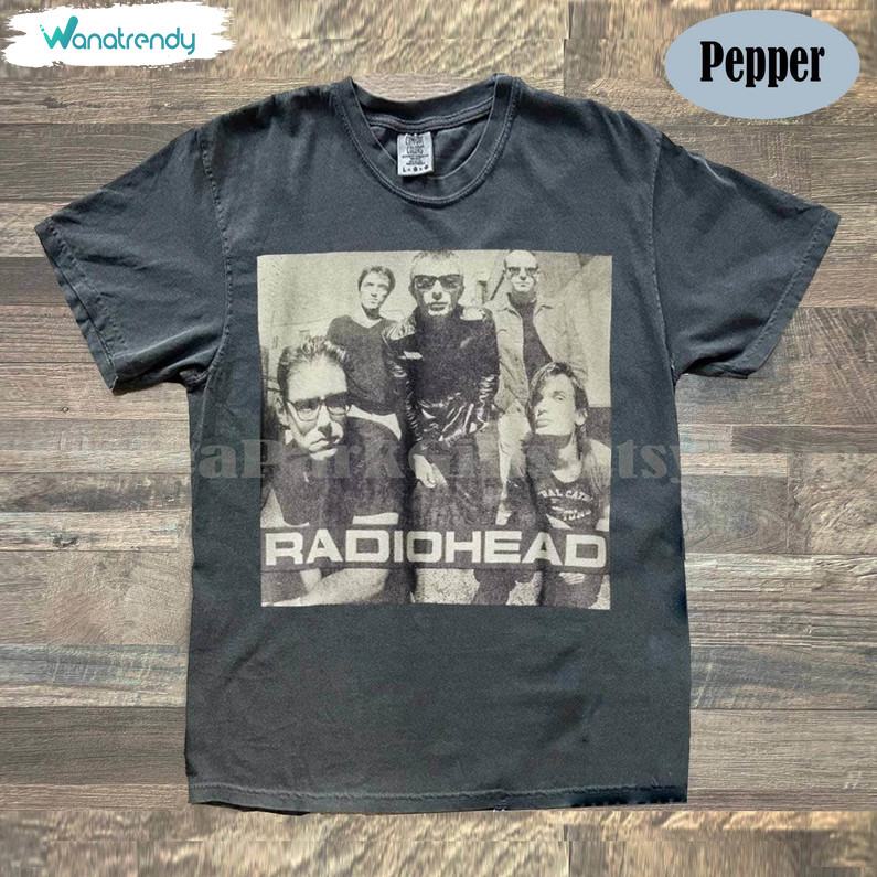 Radiohead New Vintage Shirt, Radiohead Unisex Hoodie Short Sleeve