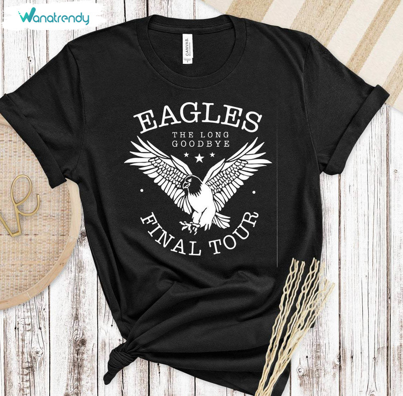 The Eagles Band Shirt, Rock Music Short Sleeve Sweater