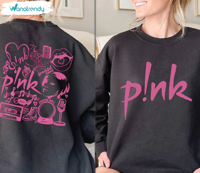 Pink Concert Shirt, Pink Singer Summer Carnival Unisex Hoodie Sweater