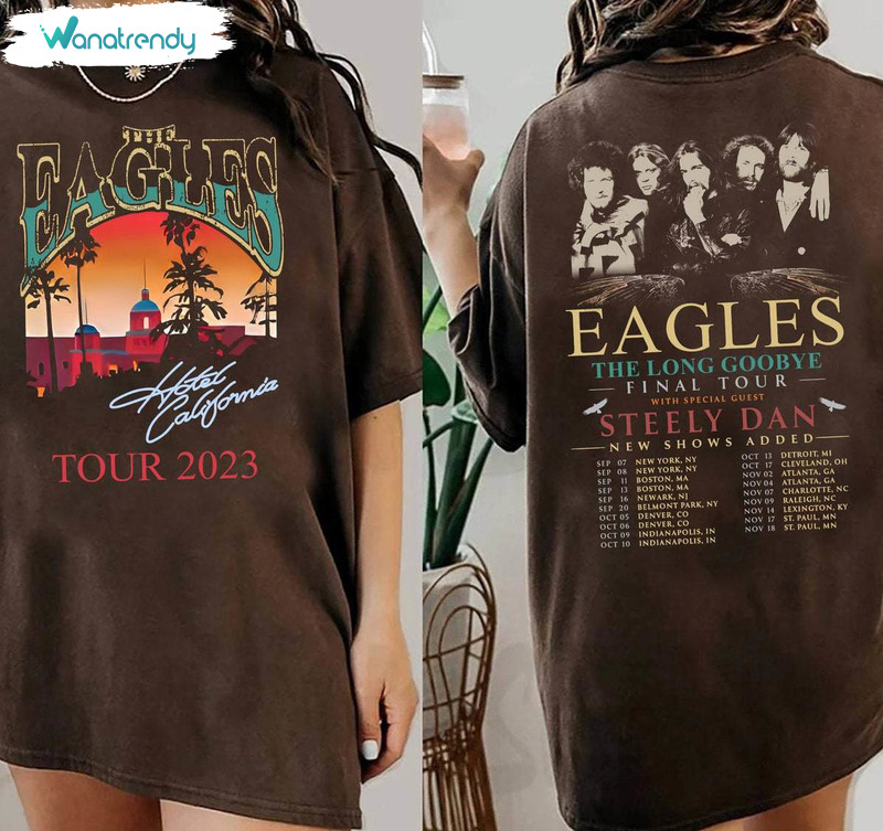 The Eagles Tour Shirt, Eagles Final Tour Crewneck Sweatshirt Long Sleeve