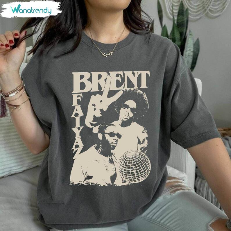 Brent Faiyaz Shirt, Brent Faiyaz Wasteland Long Sleeve Unisex Hoodie