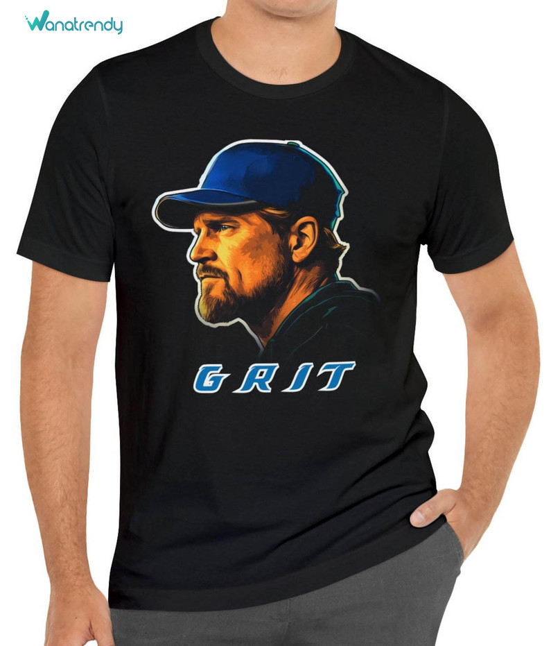 Grit Dan Campbell Detroit Shirt, Comfort Detroit Lions Short Sleeve
