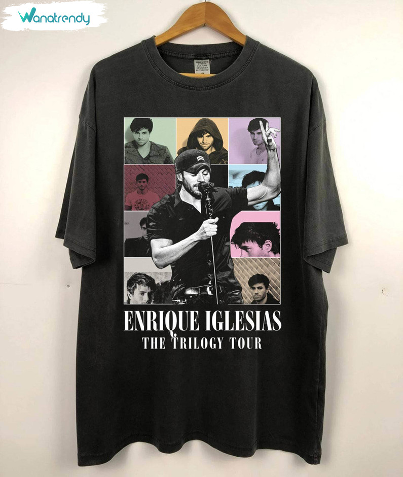 The Trilogy Tour Enri Que Concert Shirt, Enri Que 2023 Tour Unisex T Shirt Short Sleeve
