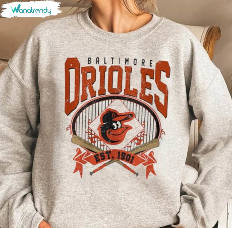 Baltimore Orioles Shirt, Oriole Est 1901 Unisex T Shirt Sweater