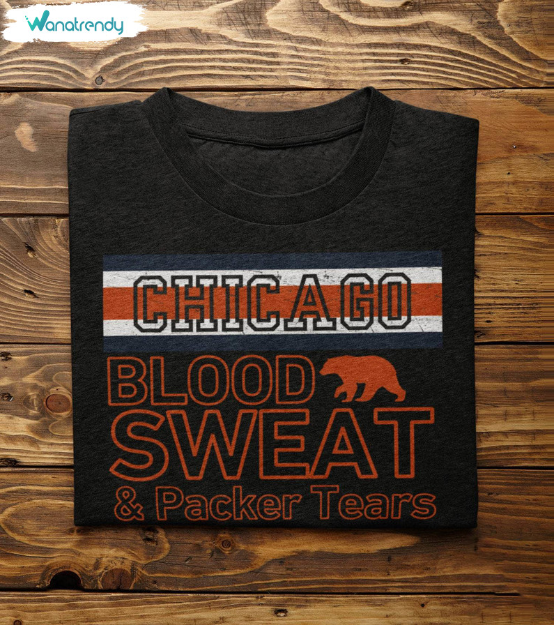 Chicago Bears Shirt, Chicago Bears Football Sweater Short Sleeve