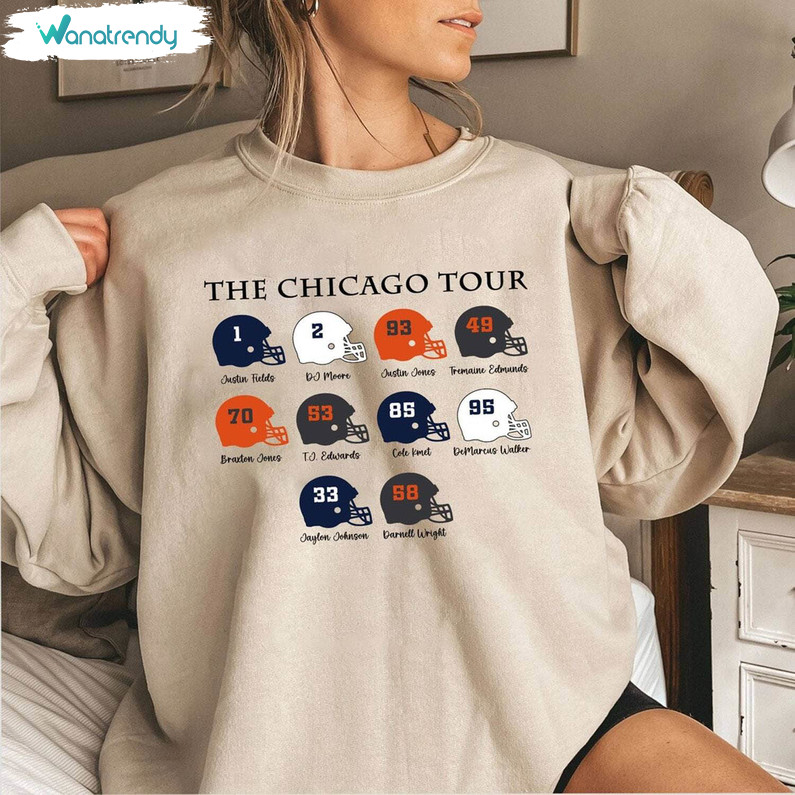 Chicago Tour Shirt, Chicago Bears Hoodie Sweater
