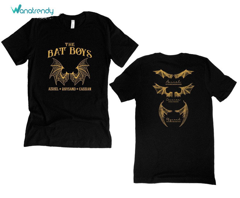 The Bat Boys Shirt, Acotar Velaris Crewneck Sweatshirt Short Sleeve