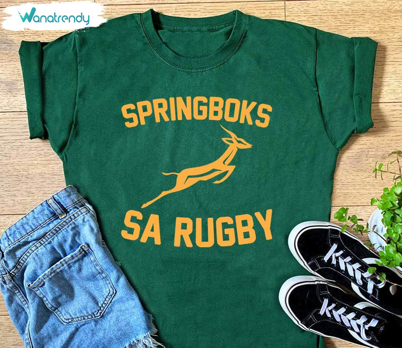 South Africa Rugby Shirt, Trendy Long Sleeve Unisex T Shirt