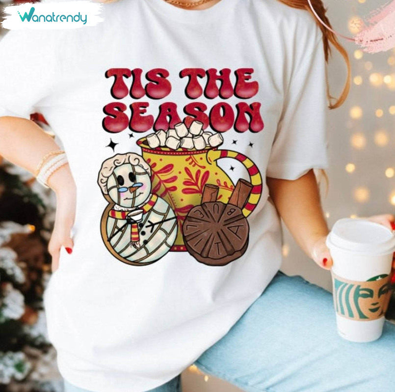 Tis The Season Concha Christmas Shirt, Conchita Christmas Mexican Long Sleeve Unisex T Shirt