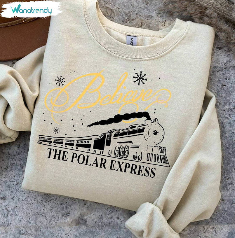 Polar Express Shirt, Family Vacation Christmas Crewneck Sweatshirt Long Sleeve