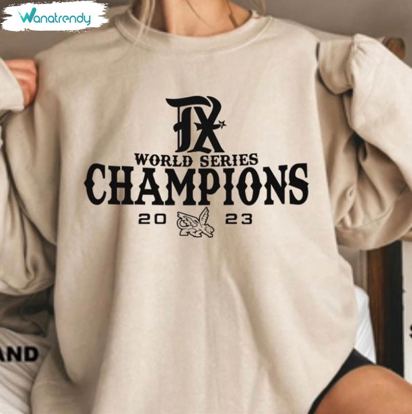 Rangers World Series Championship Shirt, Texas Mlb T-Shirt Tee Tops
