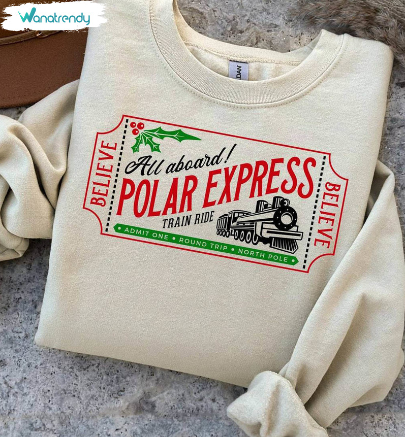 Polar Express Shirt, Christmas Family Vacation Short Sleeve Tee Tops