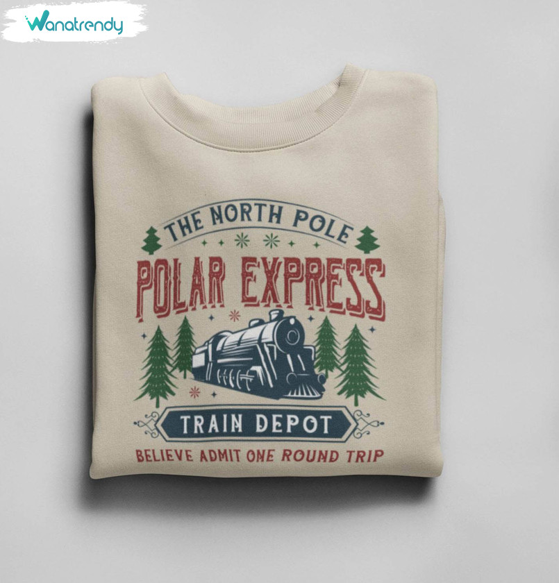Polar Express Sweatshirt, Christmas Movie Unisex T Shirt Unisex Hoodie