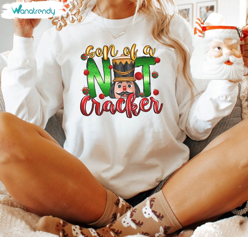 Nutcracker Funny Shirt, Christmas Nutcracker Short Sleeve Sweater