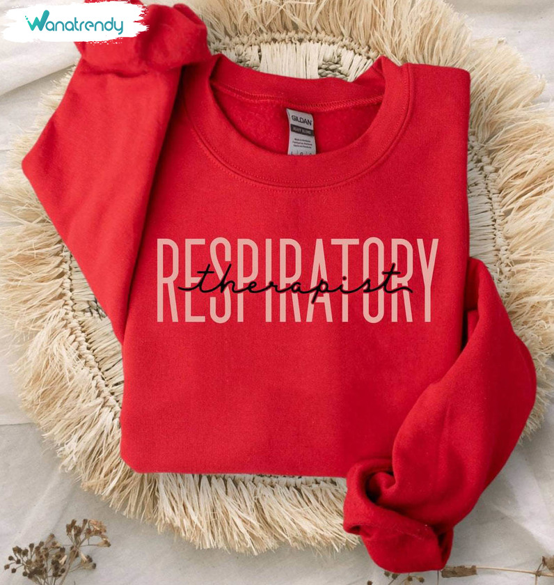 Respiratory Therapist Vintage Shirt, Occupational Trendy Hoodie Long Sleeve