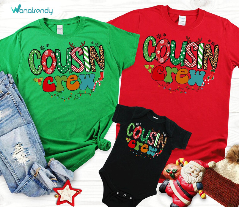 Cousin Crew Shirt, Christmas Cousin Tee Tops Unisex Hoodie