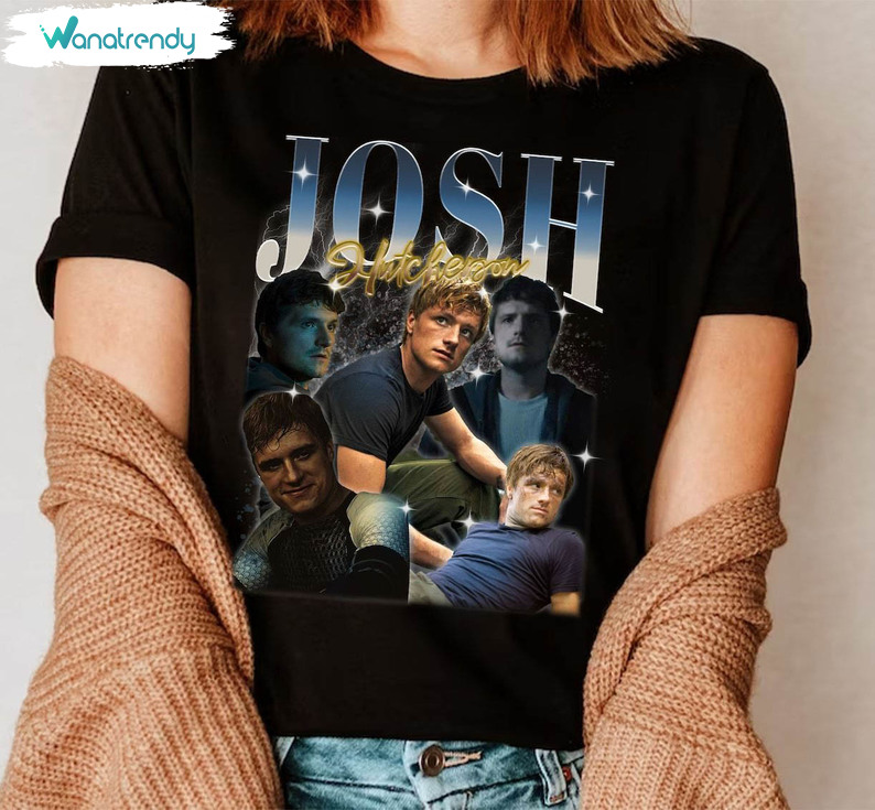 Josh Hutcherson 90 Shirt, Hutcherson Long Sleeve Short Sleeve
