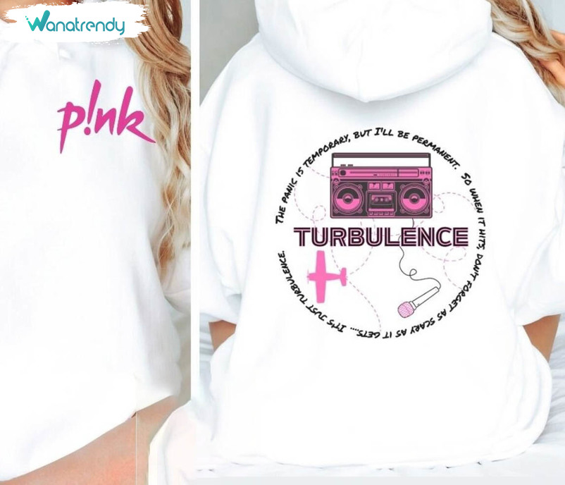 Pink Turbulence Shirt, Trustfall Tour T-Shirt Tee Tops