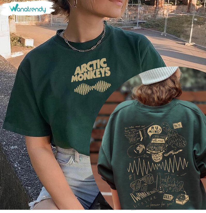 Arctic Music Shirt, Arctic Monkeys Vintage Unisex Hoodie Long Sleeve