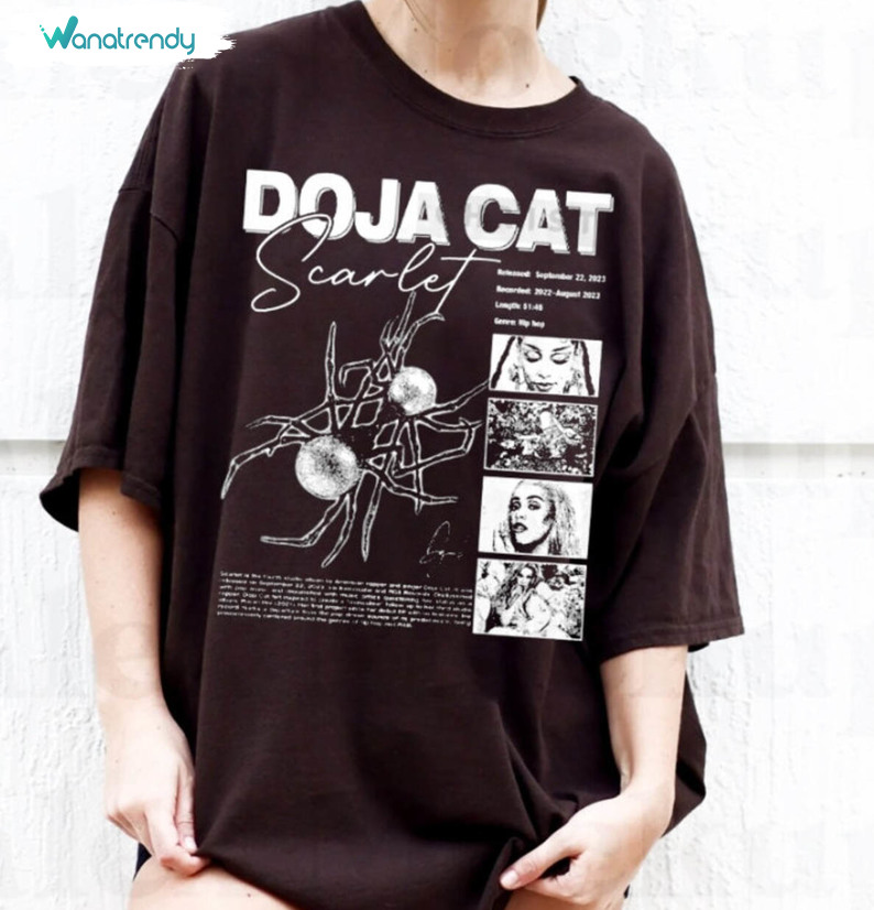 Album Funny Scalet Shirt, Doja Cat Album Long Sleeve Short Sleeve