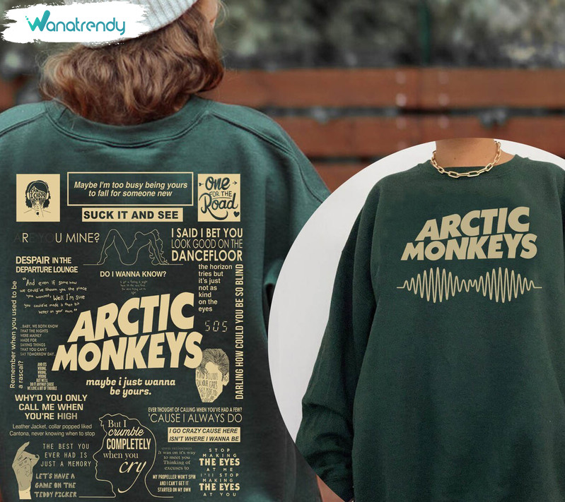 Arctic Music Shirt, Monkeys 2023 Long Sleeve Short Sleeve