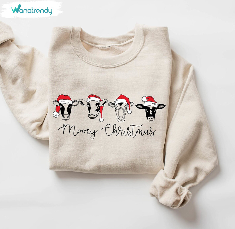 Ute Christmas Cows Shirt, Funny Christmas Cow Unisex T Shirt Unisex Hoodie