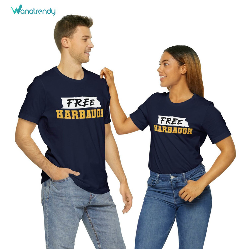 Free Harbaugh Shirt, Trendy Football Short Sleeve Long Sleeve