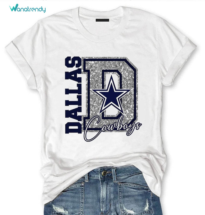 Dallas Cowboys Football Shirt, Dallas Football Short Sleeve Tee Tops
