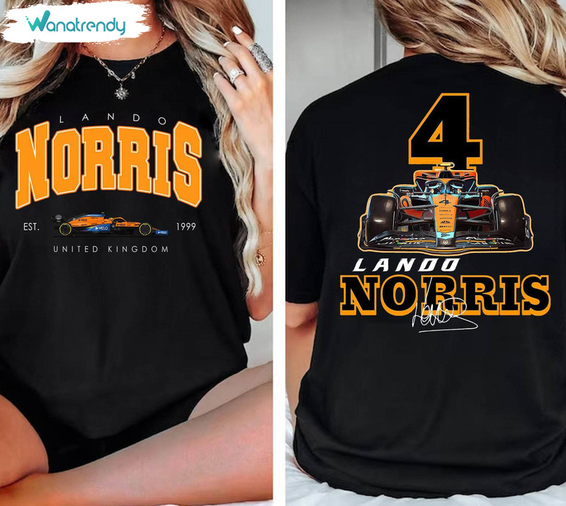 Comfort Lando Norris Shirt, Formula One Crewneck Sweatshirt Hoodie