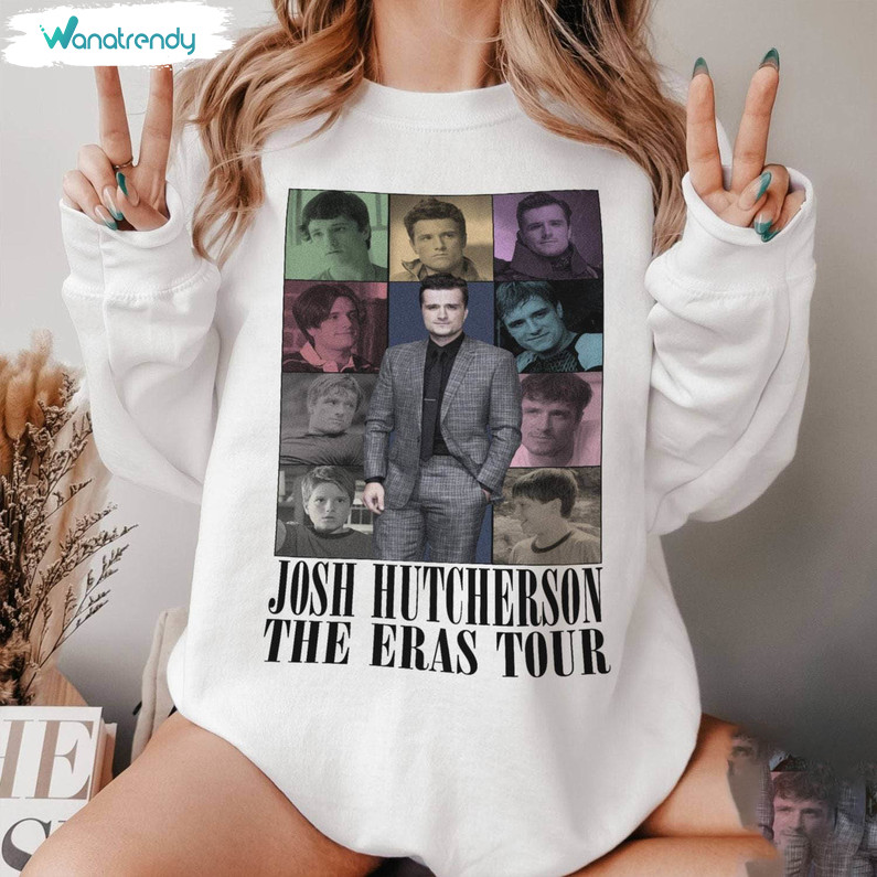 Josh Hutcherson Era Tour Shirt, Peeta Mellark Tee Tops Long Sleeve