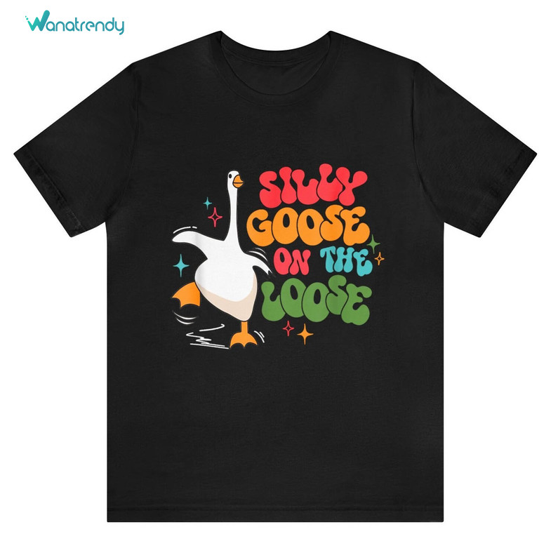 Silly Goose On The Loose Retro Shirt, Silly Goose Club Unisex T Shirt Unisex Hoodie