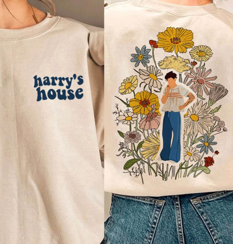 Harry's House Tour 2023 Vintage Flower Sweatshirt