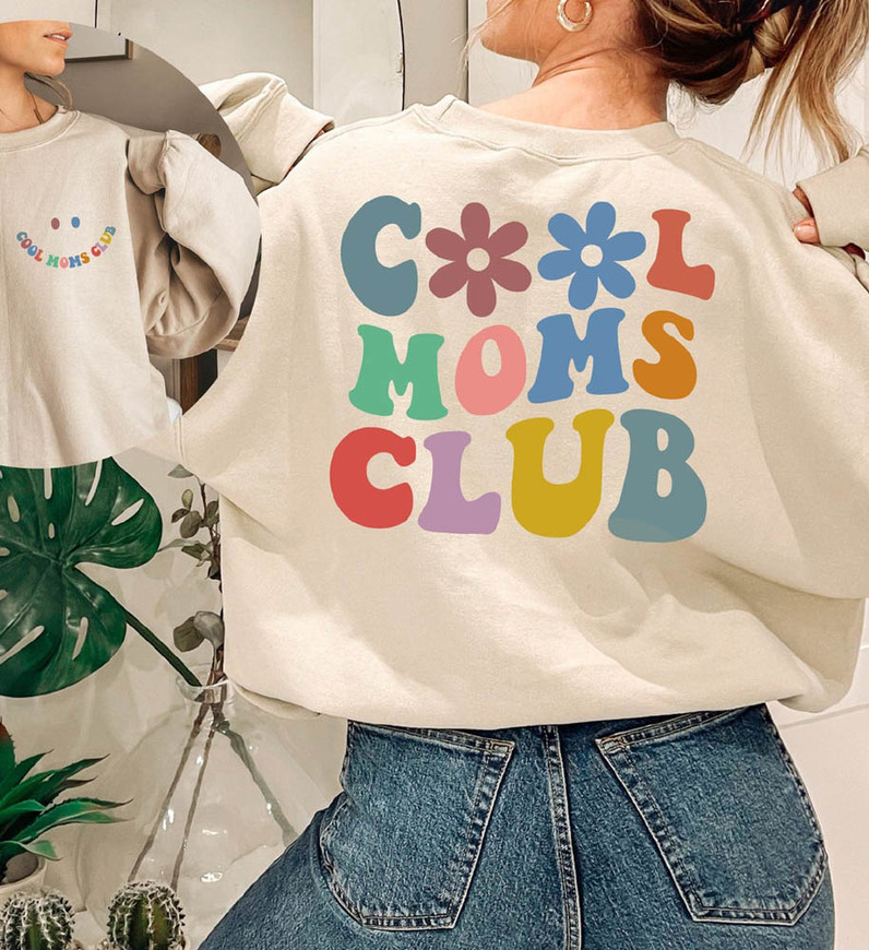 Cool Moms Club Retro Flower Sweatshirt