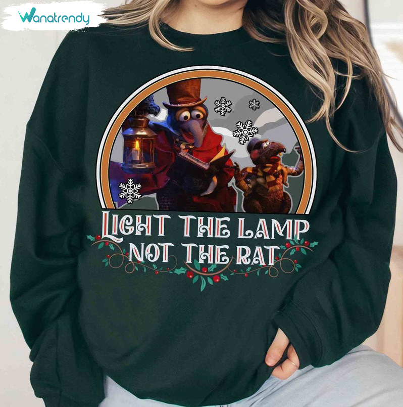 Muppet Christmas Shirt, Disney Mickey Unisex Hoodie Sweater