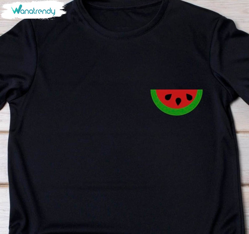 This Is Not A Watermelon Shirt, Palestine Trendy Tee Tops Unisex Hoodie