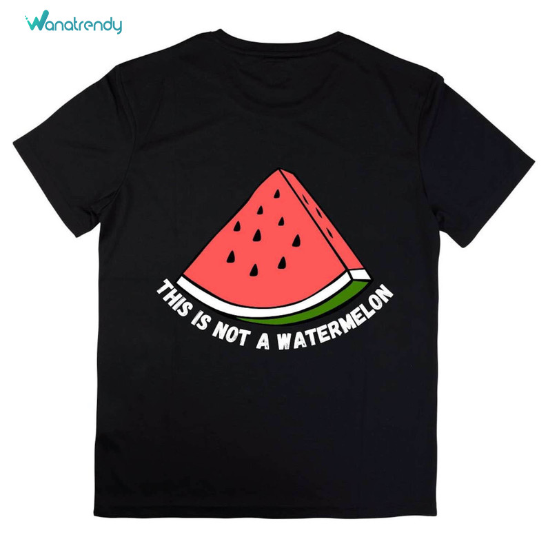 This Is Not A Watermelon Shirt, Watermelon Vintage Sweater Unisex Hoodie
