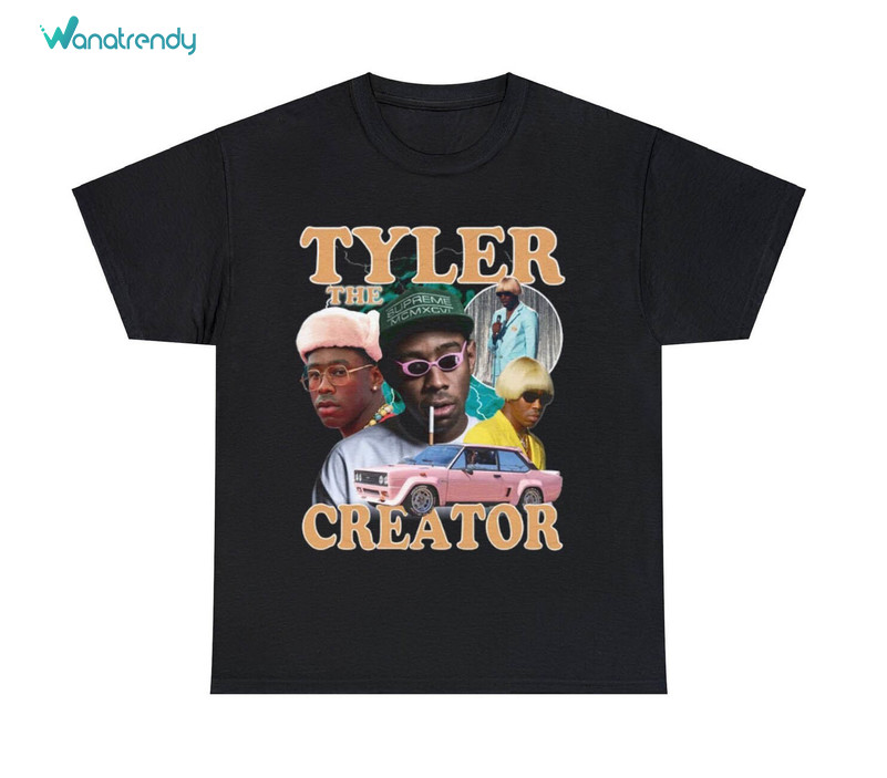 Tyler The Creator Shirt, Vintage Nostalgia Short Sleeve Tee Tops