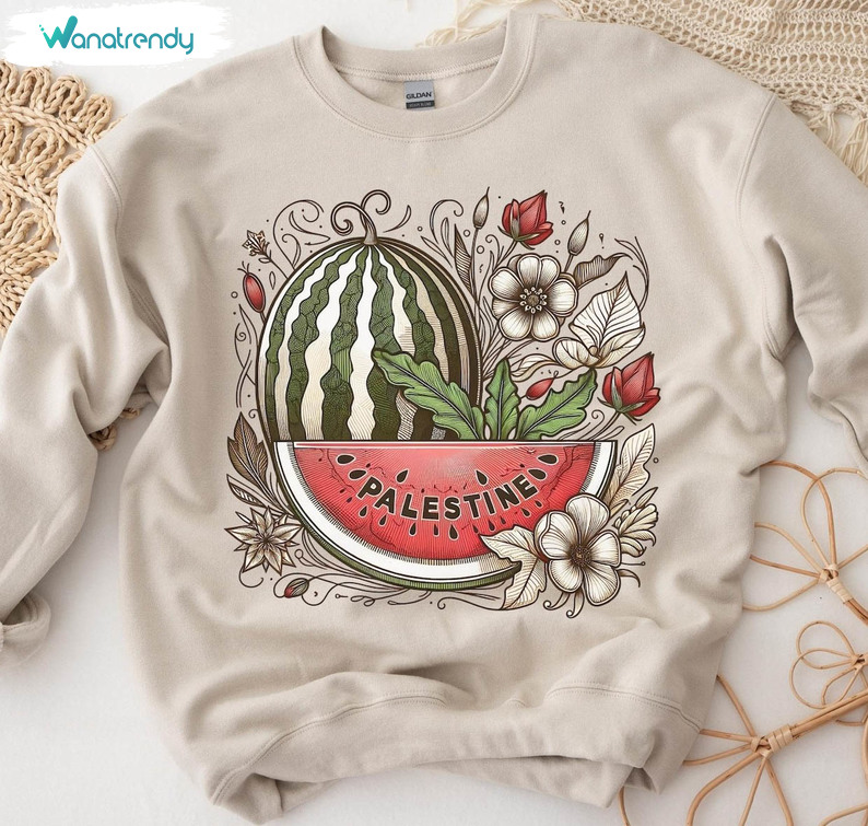 This Is Not A Watermelon Shirt, Watermelon Vintage Crewneck Sweatshirt Tee Tops
