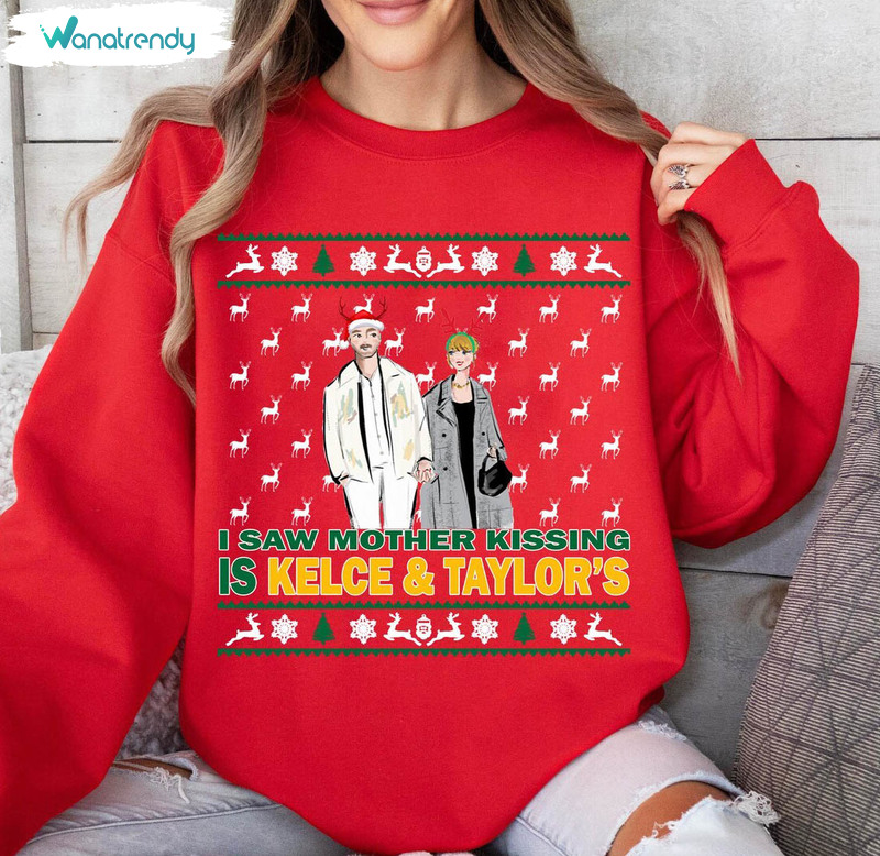 Travis Kelce Christmas Shirt, Kelce Kansas City Short Sleeve Unisex T Shirt