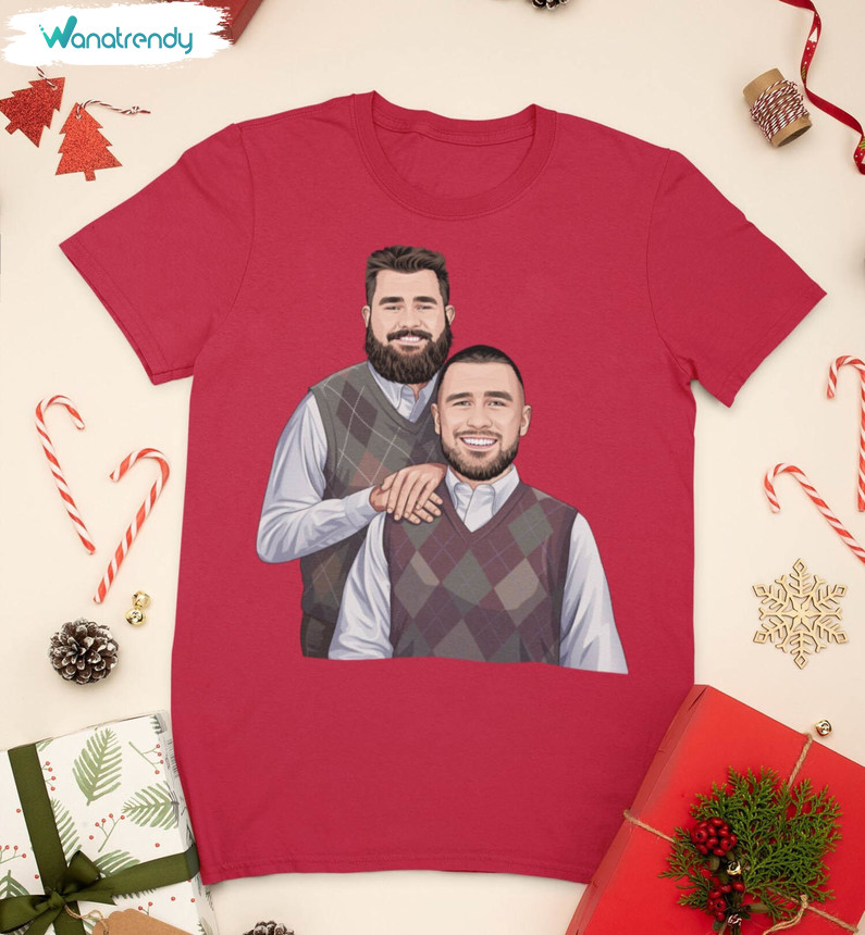 Travis Kelce Christmas Shirt, Step Brothers Unisex T Shirt Sweater