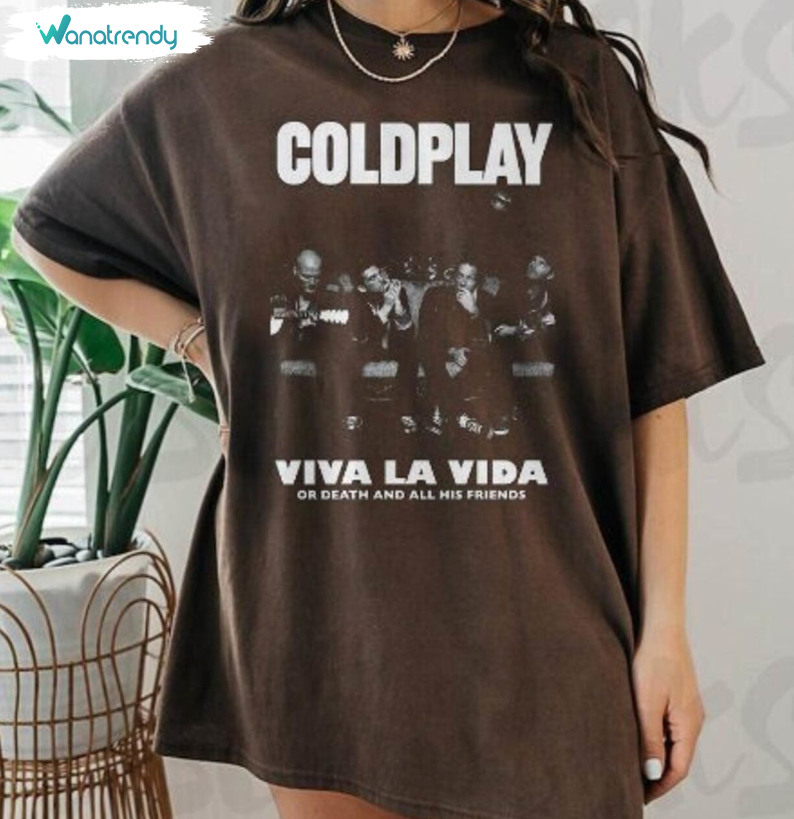 Coldplay Shirt, Coldplay World Tour 2023 Sweater Crewneck Sweatshirt