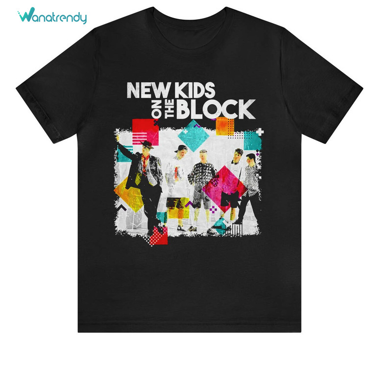 New Kids On The Block Shirt, Trendy Nkotb Band Tee Tops Long Sleeve