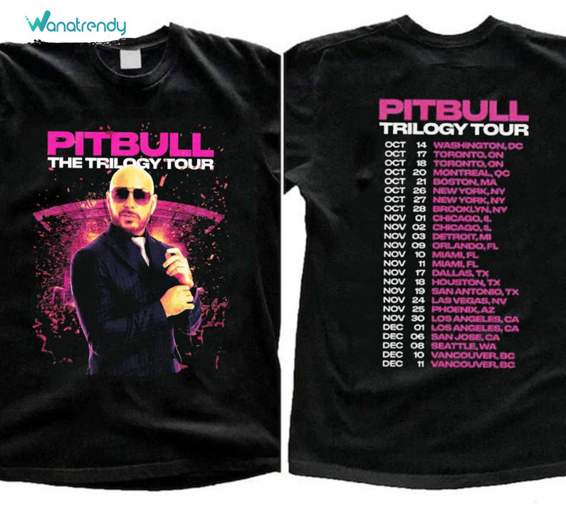 Pitbull Tour Shirt, Ricky Martin The Trilogy Tour Unisex Hoodie Tee Tops