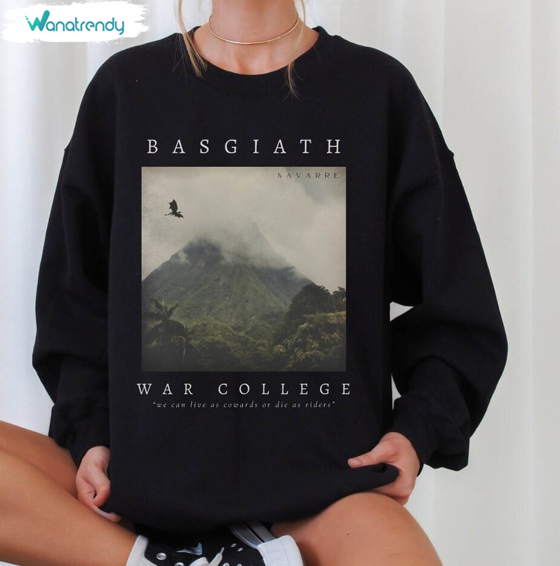 Fourth Wing Shirt, Basgiath War College Tee Tops Short Sleeve