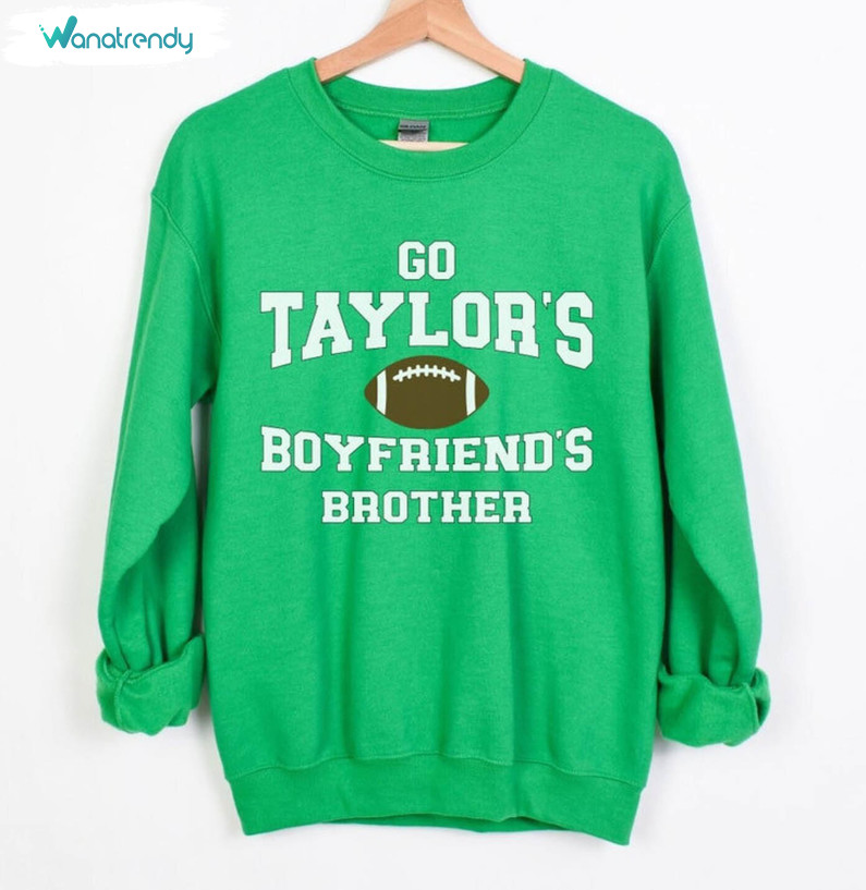 Go Taylor's Boyfriend's Brother Trendy Shirt, Kelce Philly Long Sleeve Unisex Hoodie
